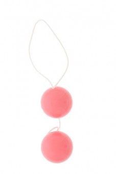 Розовые вагинальные шарики Vibratone DUO-BALLS, Seven Creations