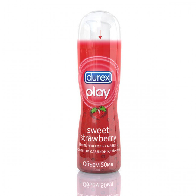 Интимная гель-смазка DUREX Play Sweet Strawberry с ароматом сладкой клубники - 50 мл., Durex Интимная гель-смазка DUREX Play Sweet Strawberry с ароматом сладкой клубники - 50 мл., Durex