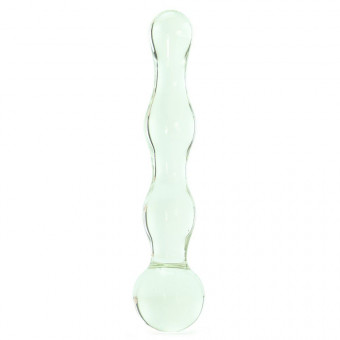 Стеклянный фаллоимитатор TLC CyberGlass Pure Pleasure Wand - 20 см., Topco Sales