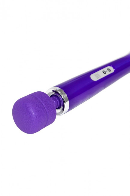 Фиолетовый проводной вибромассажер Magic Wand, Hitachi Magic