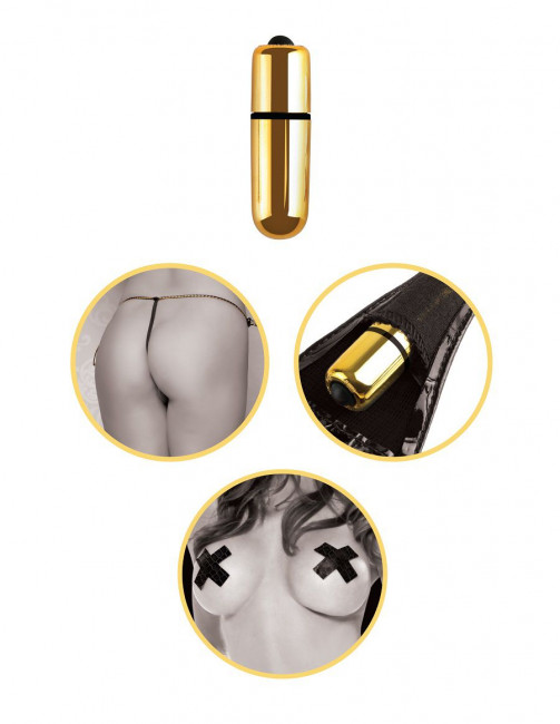 Женский страпон First Time Vibrating Strap-On Set с вибропулей для клиторальной стимуляции - 16,5 см., Pipedream