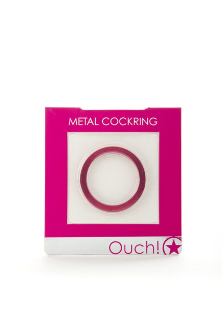 Розовое металлическое эрекционное кольцо Metal Cockring, Shots Media BV Розовое металлическое эрекционное кольцо Metal Cockring, Shots Media BV