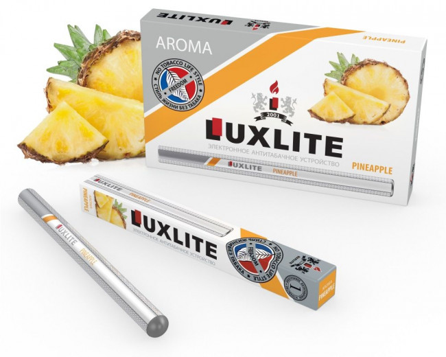 Одноразовое электронное антитабачное устройство PINEAPPLE с ароматом ананаса, Luxlite