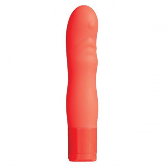 Оранжевый мини-вибратор Neon Bliss - 9 см., Dream Toys