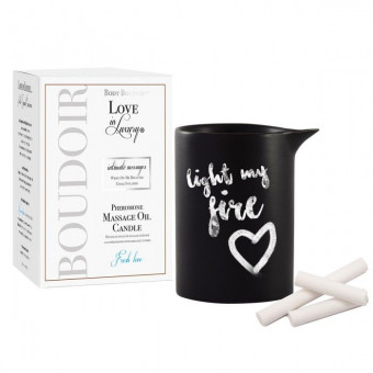Массажная свеча с феромонами Love In Luxury Seduced Pheromone Soy Massage Candle Fresh Love - 154 мл., Love in Luxury