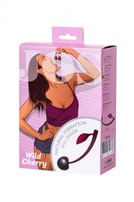 Бордовая вагинальная вишенка WILD CHERRY - 13 см., JOS