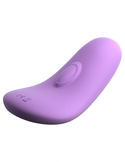 Фиолетовый компактный вибростимулятор Remote Silicone Please-Her, Pipedream