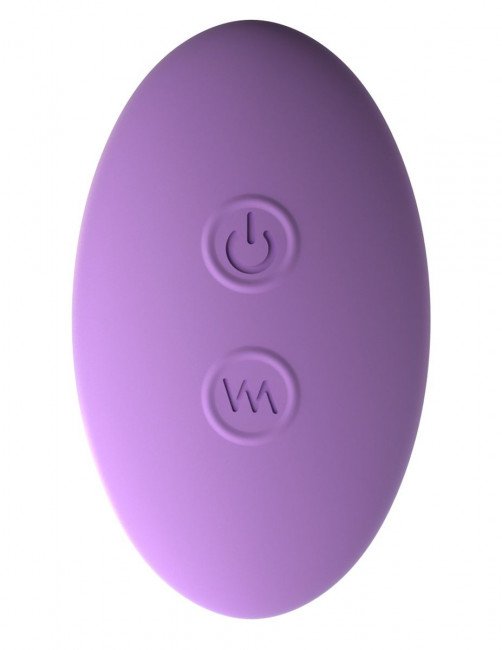 Фиолетовый компактный вибростимулятор Remote Silicone Please-Her, Pipedream