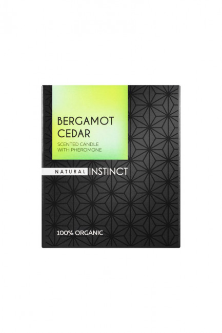 Ароматическая свеча с феромонами Natural Instinct "Кедр и бергамот" - 180 гр. Ароматическая свеча с феромонами Natural Instinct "Кедр и бергамот" - 180 гр.
