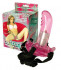 Стимулятор клитора на ремне с вибропробкой G-spot BUTTERFLY MASSAGER STRAP ON, Seven Creations