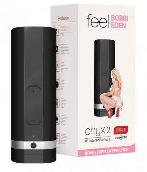 Мастурбатор ONYX 2 TELEDILDONIC MASTURBATOR BOBBI EDEN, Kiiroo
