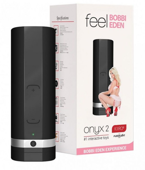 Мастурбатор ONYX 2 TELEDILDONIC MASTURBATOR BOBBI EDEN, Kiiroo Мастурбатор ONYX 2 TELEDILDONIC MASTURBATOR BOBBI EDEN, Kiiroo