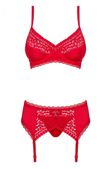 Пикантный кружевной комплект белья Jolierose, Obsessive