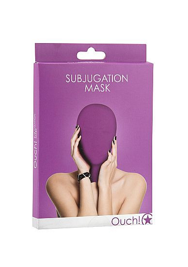 Закрытая фиолетовая маска на лицо Subjugation, Shots Media BV