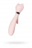 Нежно-розовый вибратор с клиторальным стимулятором Sinjoys CAT Vivi - 21,7 см., Sinjoys