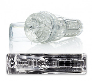 Прозрачный мастурбатор Fleshlight - Go Torque Ice , Fleshlight