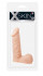 Телесный фаллоимитатор с пышной мошонкой XSKIN 6 PVC DONG - 15 см., Dream Toys