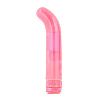 Розовый водонепроницаемый стимулятор G-точки H2O G-SPOT PROBE WATERPROOF VIBRATOR - 18 см., Seven Creations