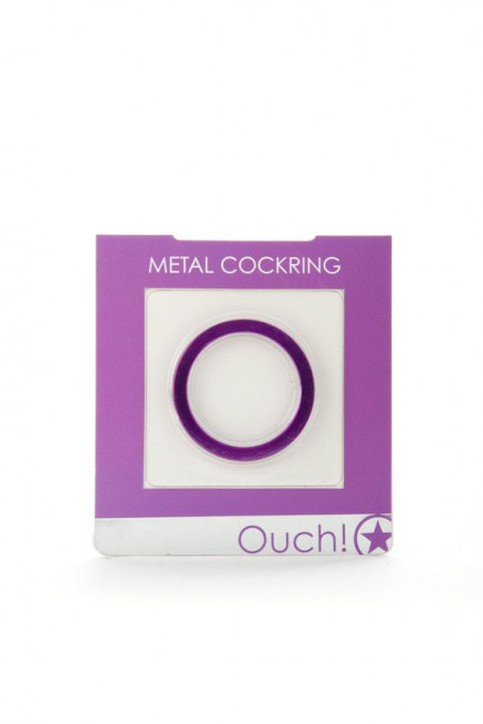 Фиолетовое металлическое эрекционное кольцо Metal Cockring, Shots Media BV Фиолетовое металлическое эрекционное кольцо Metal Cockring, Shots Media BV