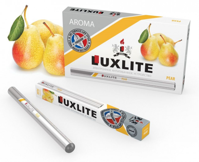 Одноразовое электронное антитабачное устройство PEAR с ароматом груши, Luxlite