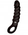 Чёрный витой вибратор Fun Toys  Gjack 2 - 22 см., Fun Toys
