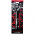 Чёрный классический вибратор Motley Crue Shout at the Devil - 18,4 см., Motley Crue