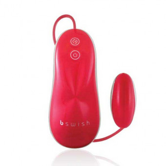 Изящное виброяйцо bNaughty Deluxe Ruby, B Swish