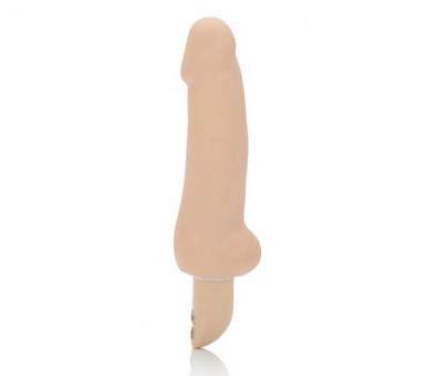 Вибратор  STUD 10-Function Pure Skin - 17,25 см., California Exotic Novelties