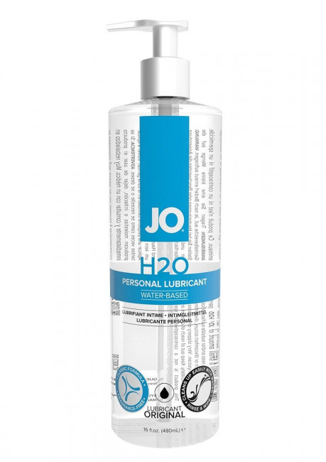 Лубрикант на водной основе JO Personal Lubricant H2O с дозатором - 480 мл., System JO Лубрикант на водной основе JO Personal Lubricant H2O с дозатором - 480 мл., System JO