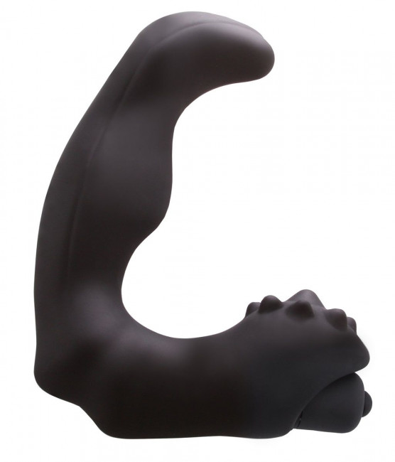 Большой черный анатомический массажер простаты Renegade Vibrating Massager II, NS Novelties