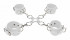 Белый комплект оков Hand And Legcuffs , Shots Media BV