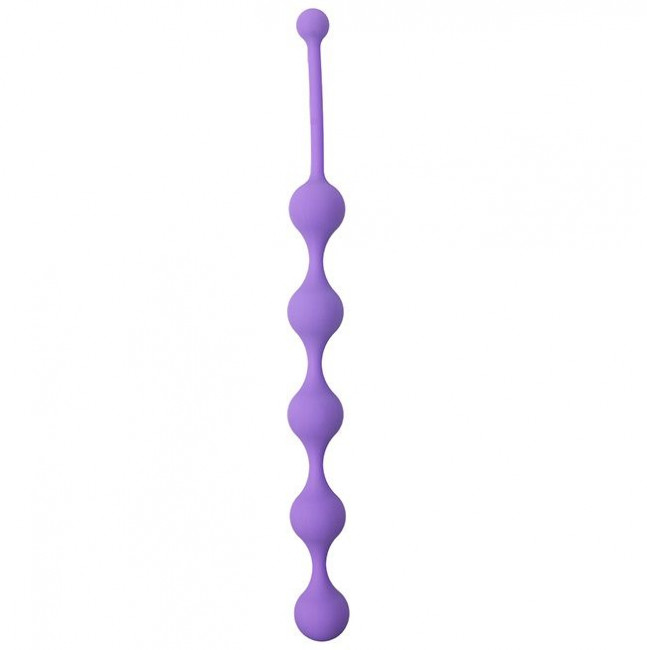 Фиолетовая анальная цепочка SEE YOU FIVE BEADS ANAL - 28,1 см., Dream Toys