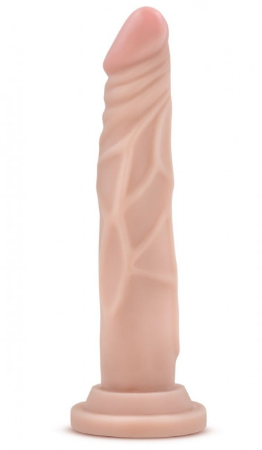 Телесный фаллоимитатор без мошонки с присоской Dr. Skin Realistic Cock Basic 7.5 - 19 см., Blush Novelties