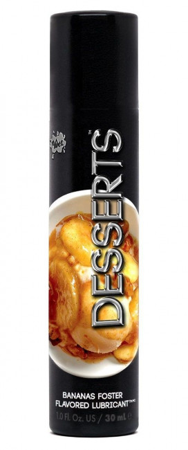 Лубрикант Wet Desserts Bananas Foster с ароматом бананового десерта - 30 мл., Wet International Inc. Лубрикант Wet Desserts Bananas Foster с ароматом бананового десерта - 30 мл., Wet International Inc.