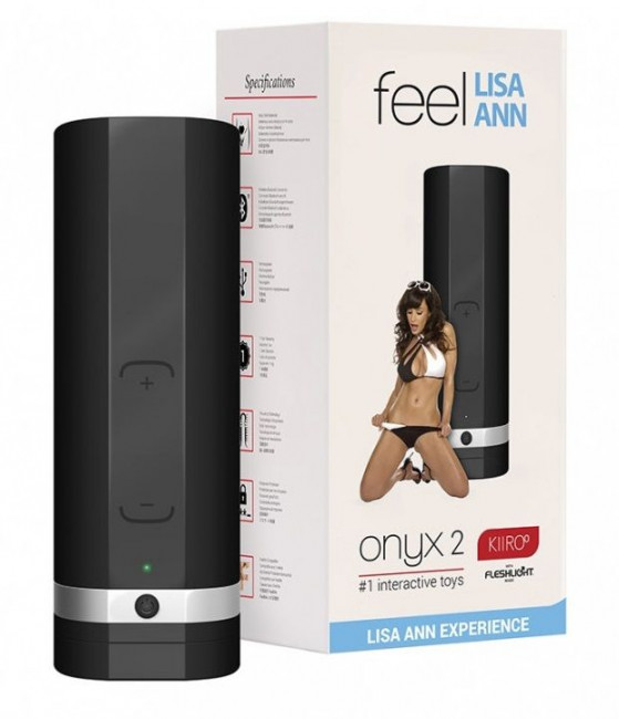 Мастурбатор ONYX 2 TELEDILDONIC MASTURBATOR LISA ANN, Kiiroo