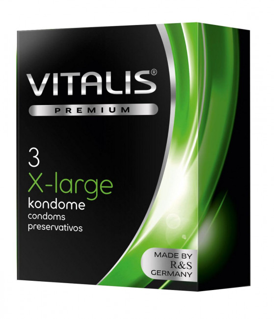 Презервативы увеличенного размера VITALIS PREMIUM x-large - 3 шт., R&S GmbH