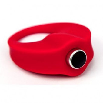 Красное эрекционное кольцо с вибрацией TLC CaliberVibrating Silicone Cock Ring, Topco Sales