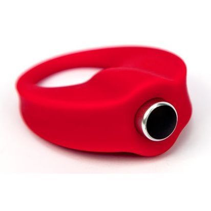 Красное эрекционное кольцо с вибрацией TLC CaliberVibrating Silicone Cock Ring, Topco Sales