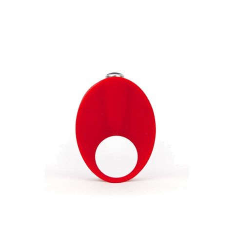 Красное эрекционное кольцо с вибрацией TLC CaliberVibrating Silicone Cock Ring, Topco Sales
