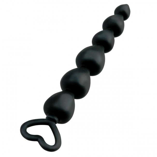 Анальная елочка из силикона Elite Lover's Beads - 17,3 см., Pipedream