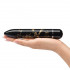 Чёрный классический вибратор Motley Crue Classic Skull - 18,4 см., Motley Crue