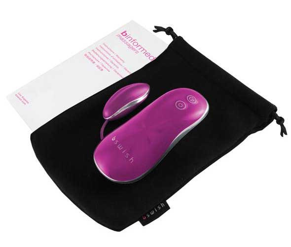 Изящное виброяйцо bNaughty Deluxe Violet, B Swish