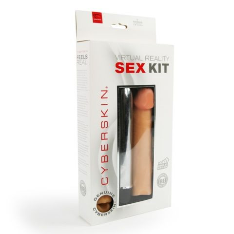 Вибратор с реалистичной насадкой Virtual Reality Sex Kit - 16,5 см., Topco Sales