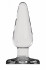 Прозрачная анальная пробка Butt Plug Basic 3 Inch - 7,6 см., Shots Media BV