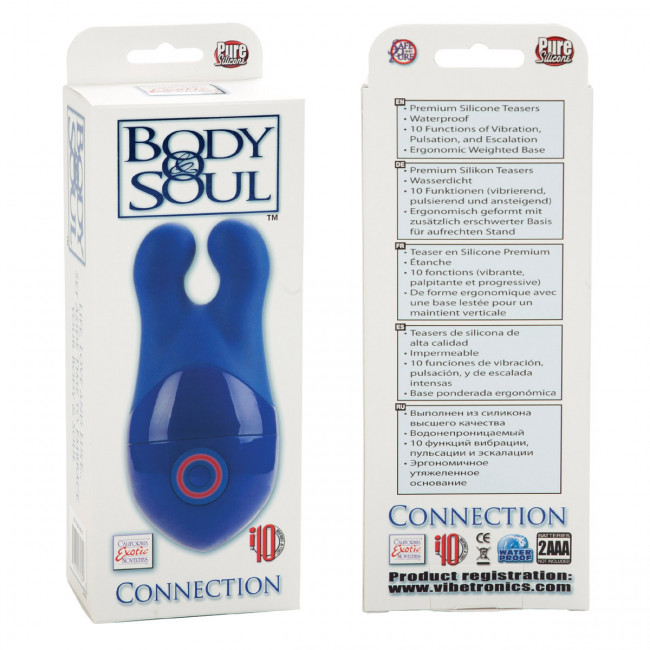 Синий вибромассажер Body & Soul Connection Massager , California Exotic Novelties Синий вибромассажер Body & Soul Connection Massager , California Exotic Novelties