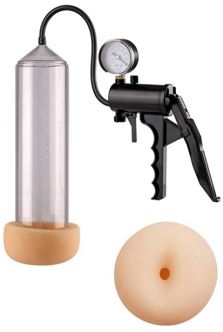 Прозрачная помпа MENZSTUFF PENIS ENLARGER - 20,3 см. , Dream Toys