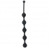 Чёрная анальная цепочка SEE YOU FIVE BEADS ANAL - 28,1 см., Dream Toys