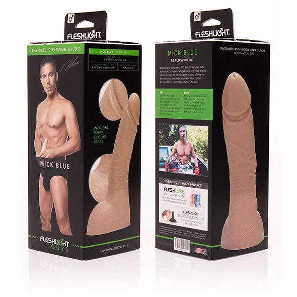 Реалистичный фаллоимитатор Fleshjack Boys - Mick Blue - 21 см., Fleshlight