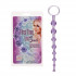 Фиолетовая анальная цепочка First Time Love Beads - 21 см., California Exotic Novelties