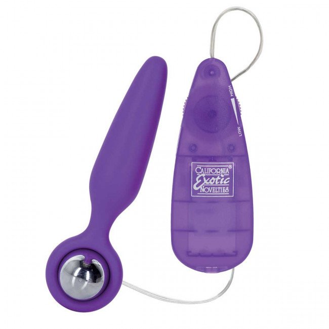 Сиреневая анальная вибропробка Booty Call Booty Glider, California Exotic Novelties Сиреневая анальная вибропробка Booty Call Booty Glider, California Exotic Novelties